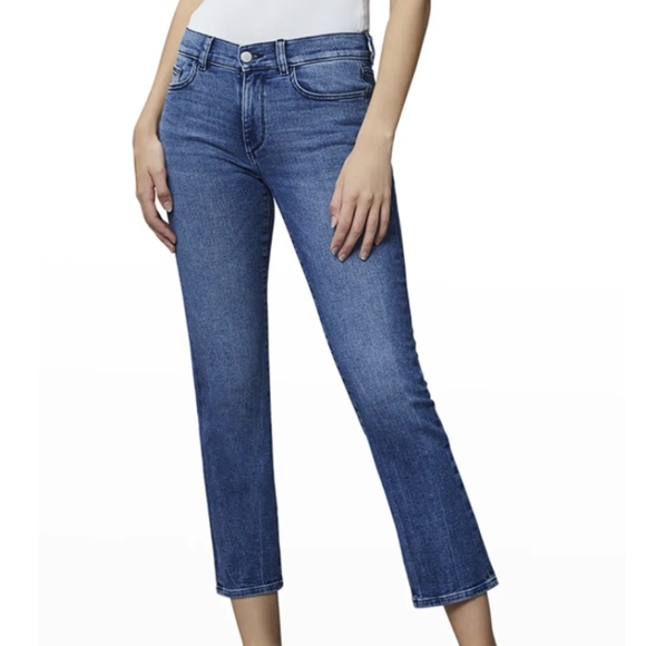NWT $189 DL1961 Premium Denim Mara Instasculpt Mid-Rise Ankle Straight Jeans 26 - Picture 5 of 5